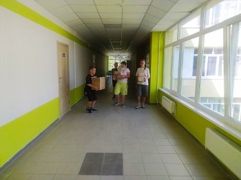 Благоустройство нашей школьной библиотеки